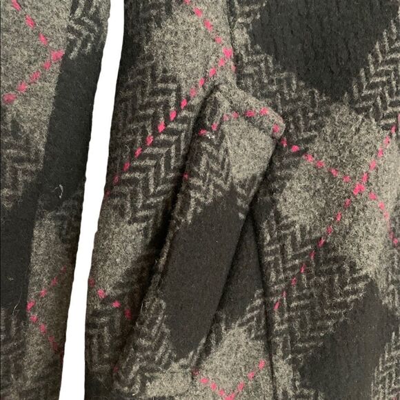 Aeropostale Pea Jacket Black/Gray Size S/P - Picture 4 of 6